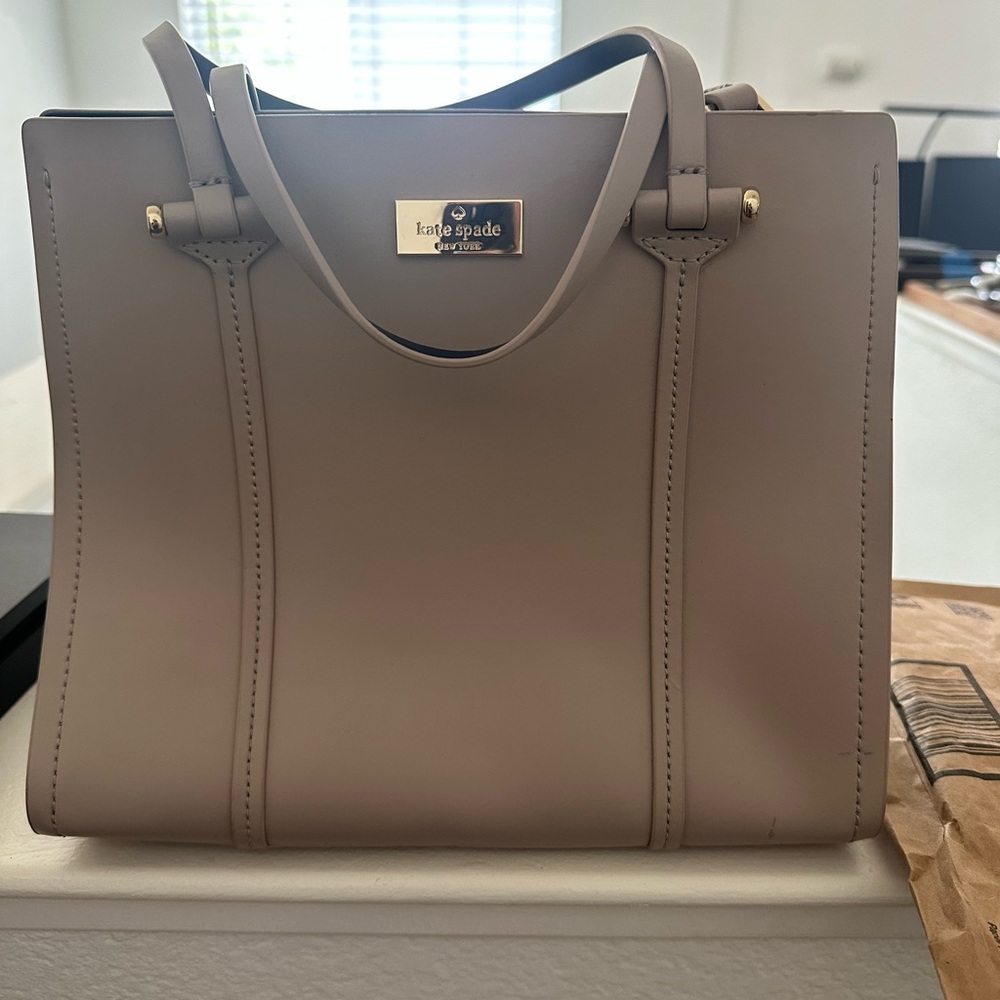 Kate Spade Taupe Satchel